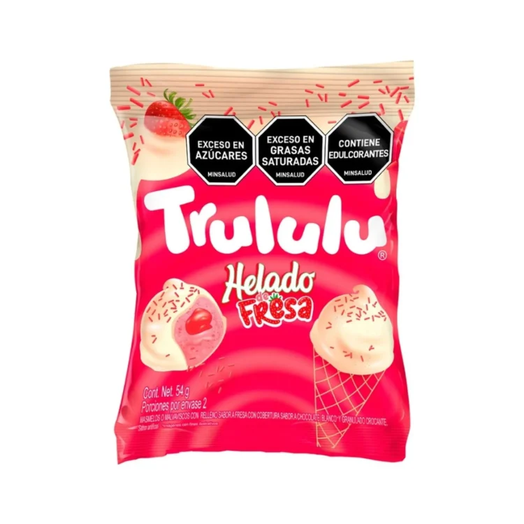 TRULULU CHOCO DESSERTS STRAWBERRY ICE CREAM BAG 54 G