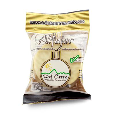 Alfajor del Cerro white chocolate 75g