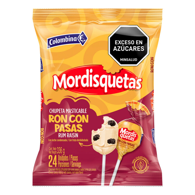 Mordisquetas Ron con pasas x24